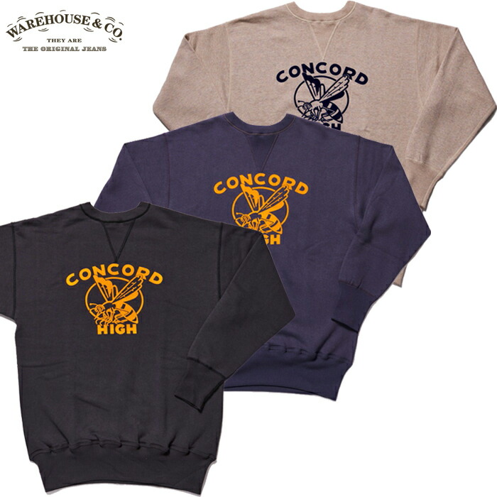 楽天市場】ウエアハウス WAREHOUSE スウェット Lot 401 CONCORD