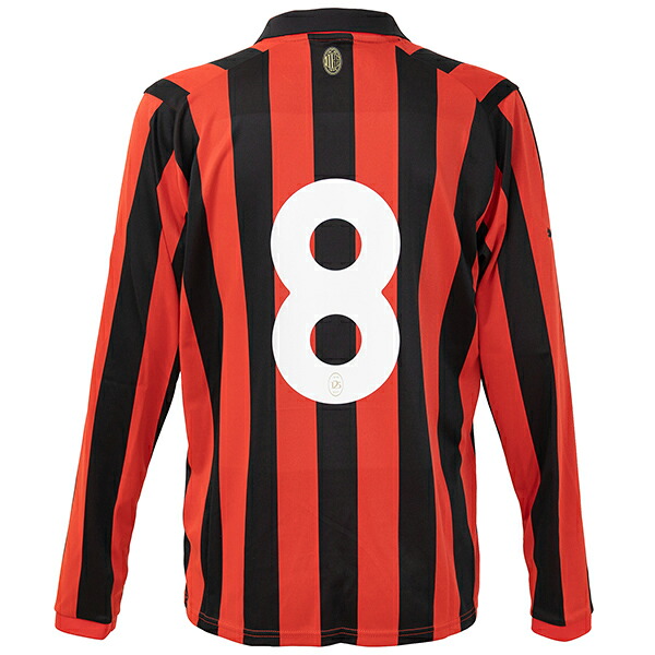 早*野様 ACミラン Gattuso 8番 シャツ 長袖 L#8 07-08 ACミラン