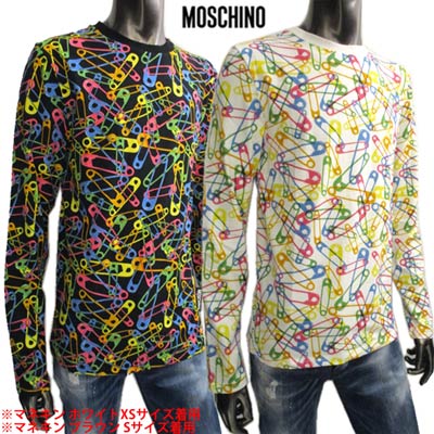 楽天市場】モスキーノ MOSCHINO メンズ トップス ロンT 長袖 ロゴ