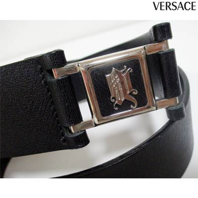 楽天市場】ヴェルサーチ VERSACE メンズ 小物 ベルト ロゴ バックル