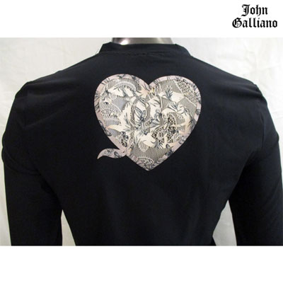 John Galliano ジョンガリアーノ 薔薇 ハート 長袖シャツ 楽天市場