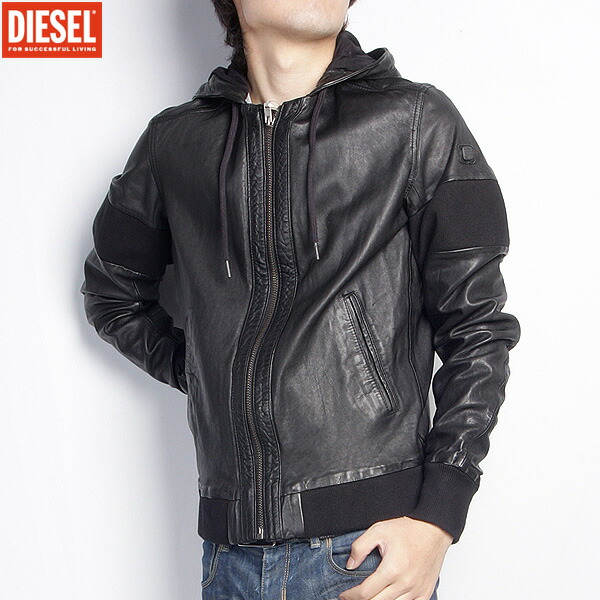 楽天市場】ディーゼル DIESEL メンズ アウター ジャケット レザー