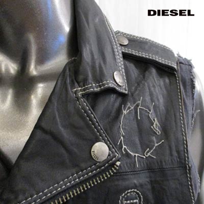 楽天市場】ディーゼル DIESEL メンズ トップス アウター ベスト レザー