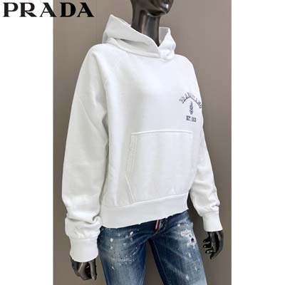 楽天市場】PRADA プラダ パーカー レディース フーディ スウェット