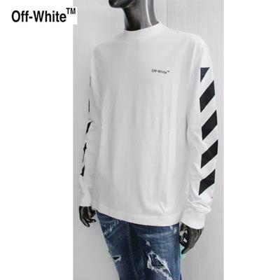 楽天市場】オフホワイト OFF-WHITE メンズ トップス ロンT カットソー