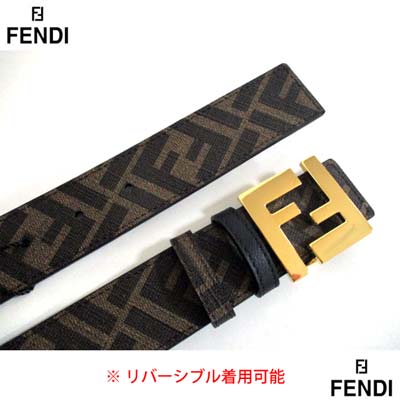 楽天市場】フェンディ FENDI メンズ ベルト 小物 レザー リバーシブル