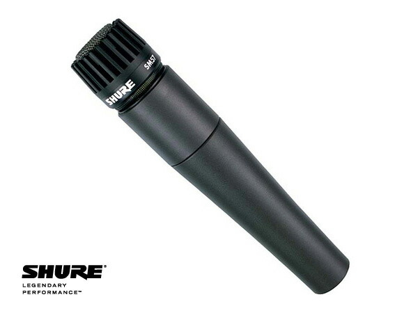 楽天市場】SHURE シュア SM57-LCE ◇ ダイナミックマイク