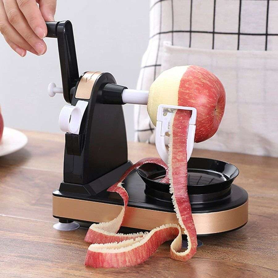 楽天市場】手回しリンゴ皮むき機 家庭用 多機能 フルーツ皮むき器