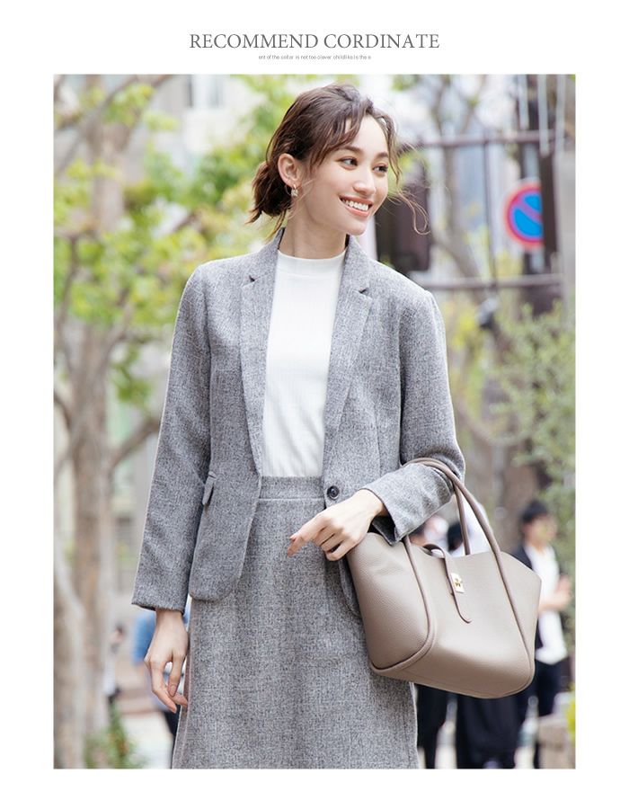 楽天市場】送料無料 きれいめ ツイード ジャケット レディース