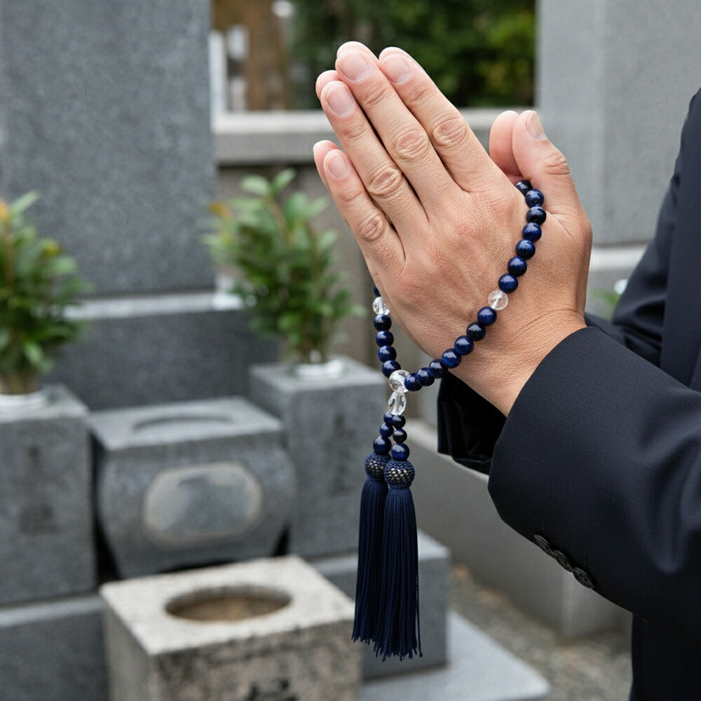 楽天市場】数珠 男女兼用 青虎眼石の数珠 ブルータイガーアイ : ジェム
