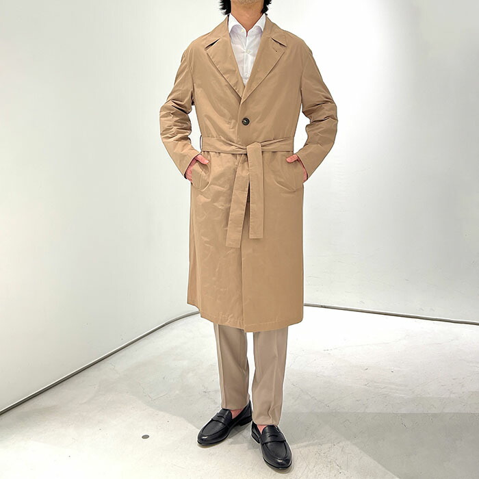 楽天市場】hevo イーヴォ OSTUNI シングルベルテッドコート メンズ 春