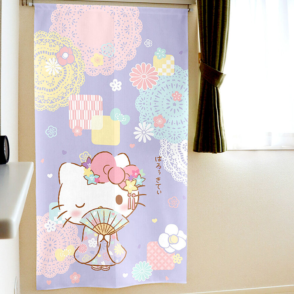 楽天市場】のれん サンリオ ハローキティ キュート 暖簾 85x150cm