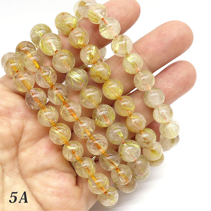 楽天市場】ルチルクォーツ ブレスレット 最強金運石 天然石 6mm 8mm