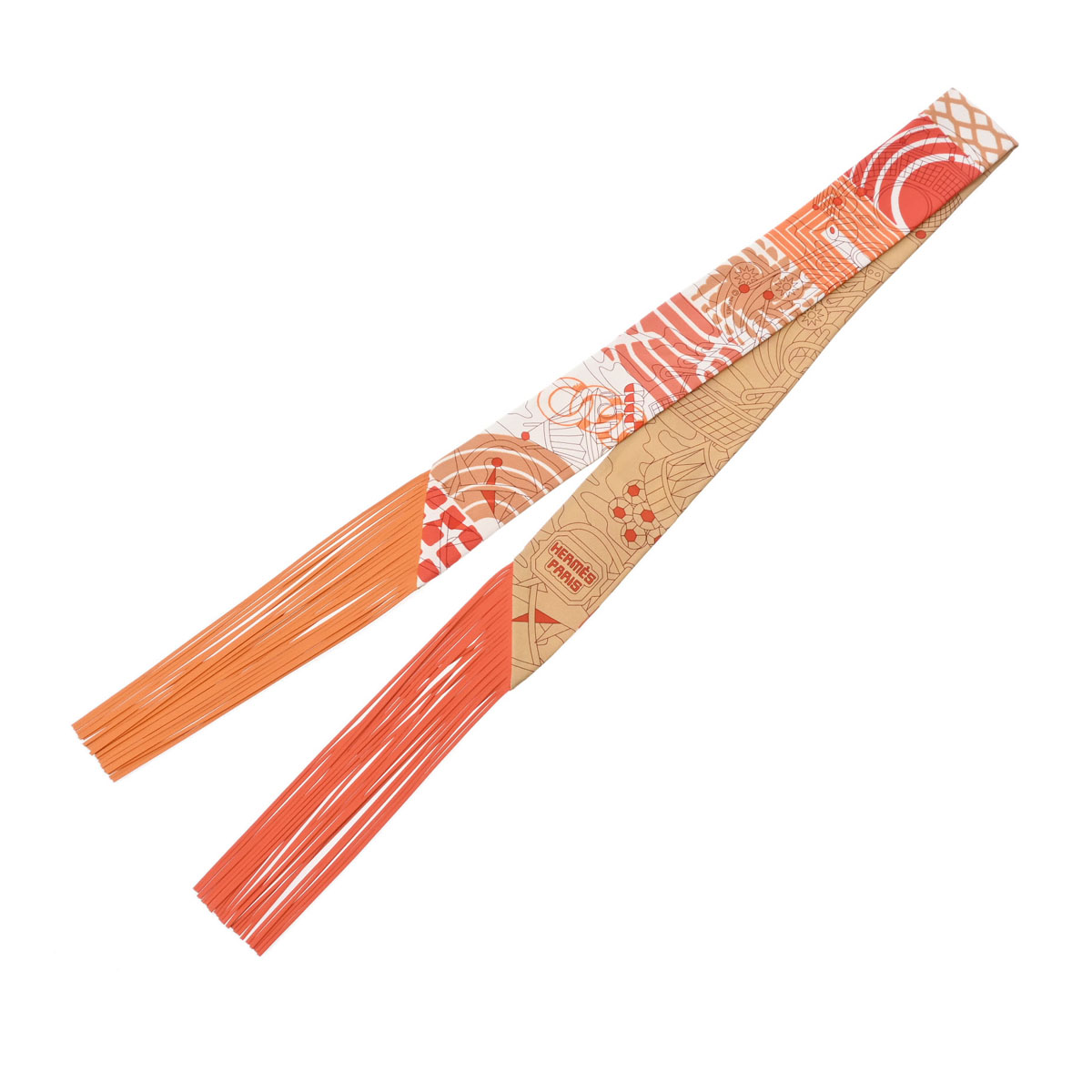 楽天市場】HERMES エルメス ツイリー フリンジ TWILLY AU オレンジ