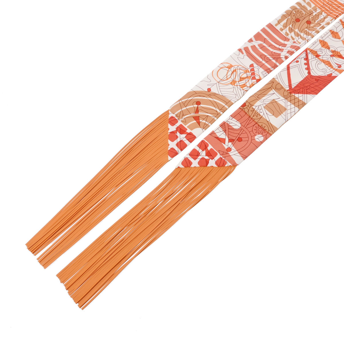 楽天市場】HERMES エルメス ツイリー フリンジ TWILLY AU オレンジ