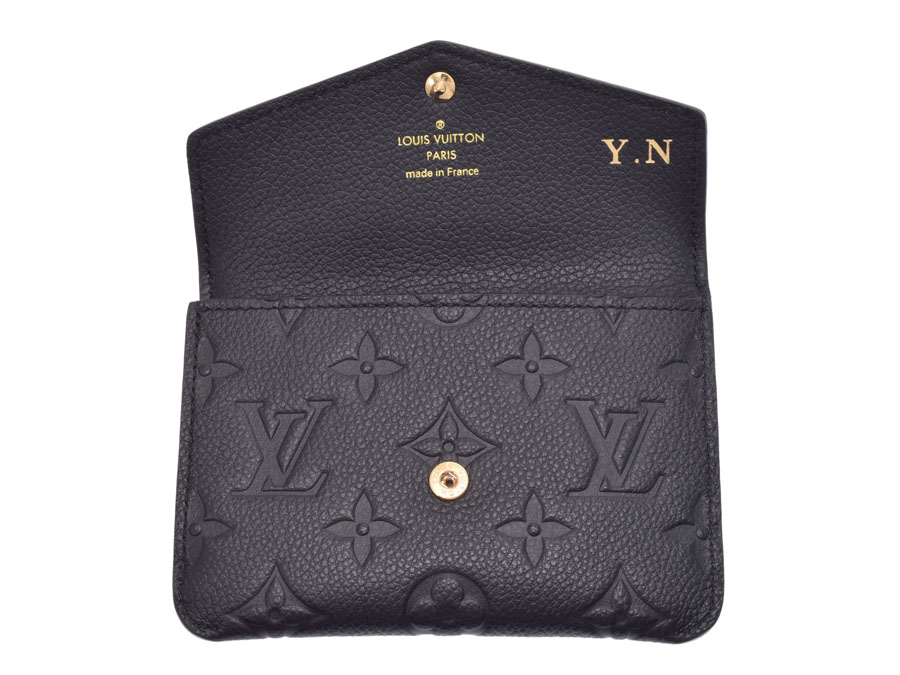 楽天市場】中古 ルイヴィトン アンプラント ポシェット クレ 黒 M60633