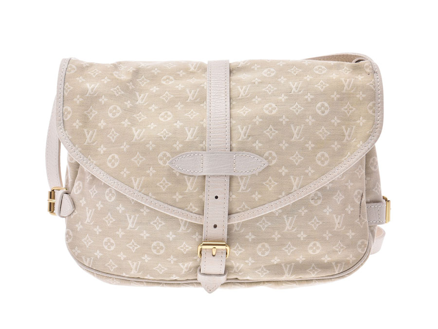 楽天市場】ルイヴィトン モノグラムミニラン ソミュール30 白 M95314