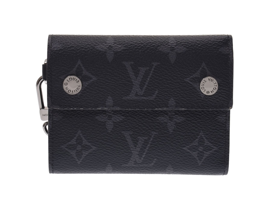 楽天市場】ルイヴィトン エクリプス チェーンコンパクトウォレット 黒