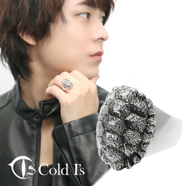 楽天市場】Cold I's ホシガメ 甲羅 リング 7〜27号 シルバー925 指輪