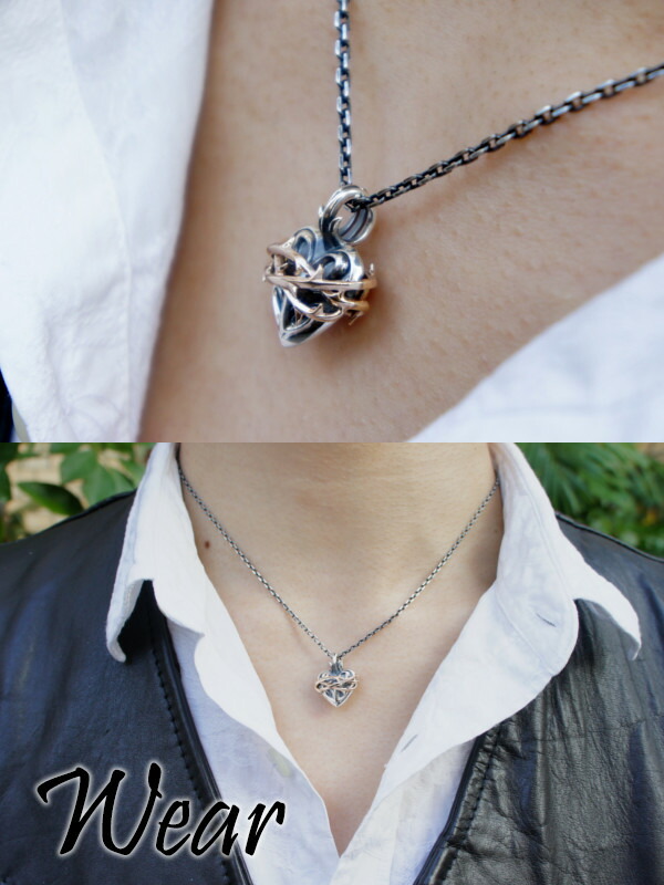 楽天市場】エムズコレクション ソーンシリーズ Bramble Heart シルバー