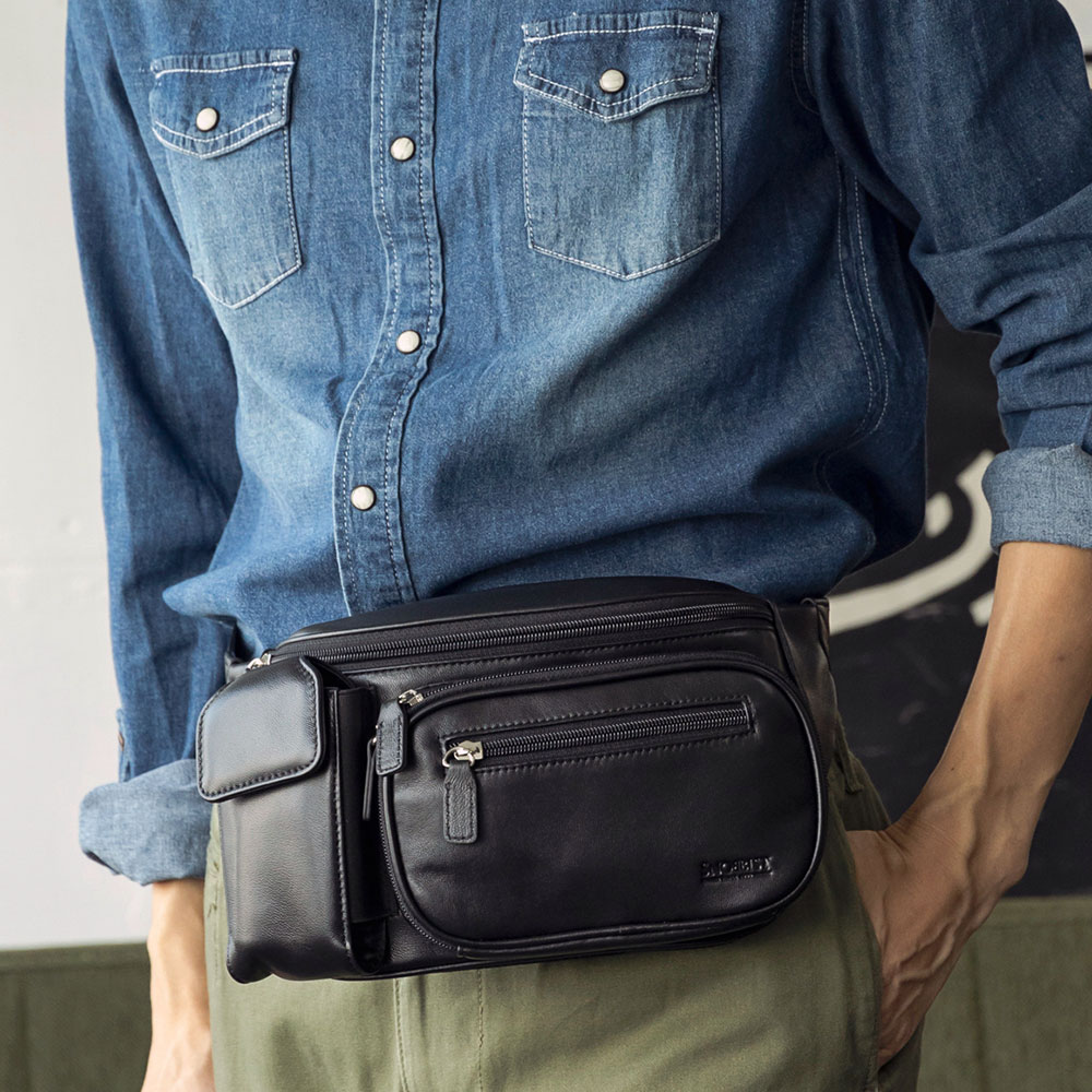 楽天市場】ウエストバッグ ウエストポーチ ボディバッグ 革 シープ