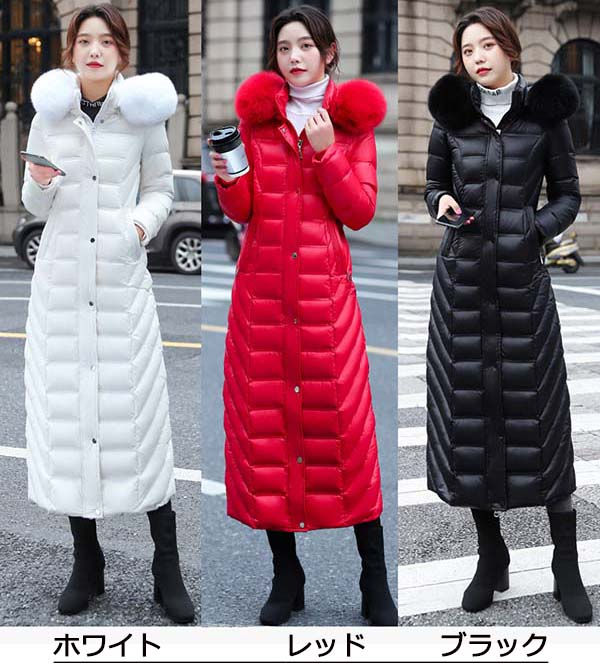 楽天市場】贅沢フォックスファー ロングダウンコートダウンコート