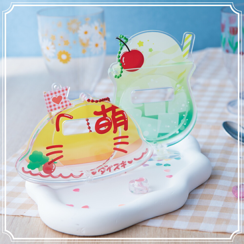 楽天市場】推し色 クリームソーダ 缶バッジ フレーム レトロ アクリル