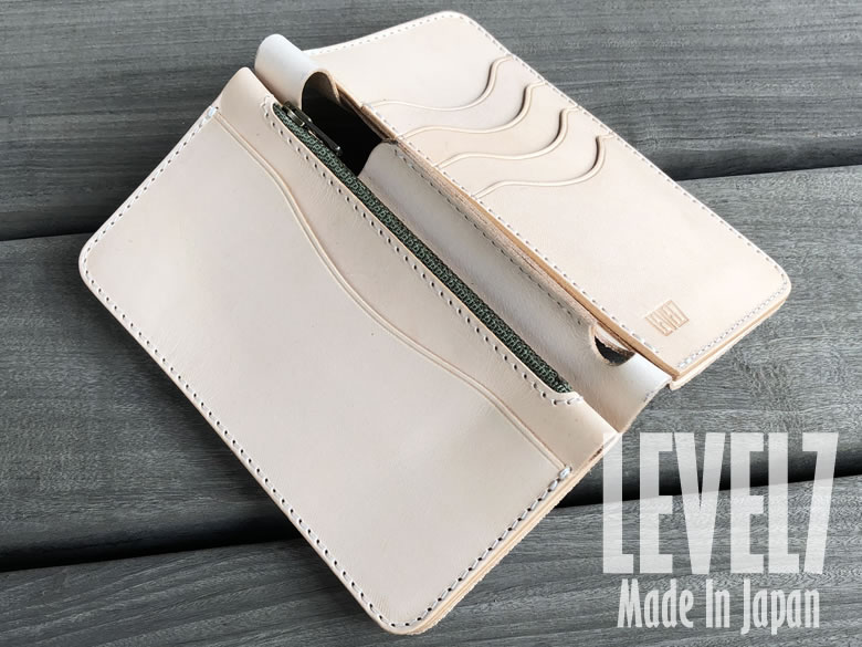 楽天市場】財布 ミドルウォレット ナチュラル 手縫い ライダース