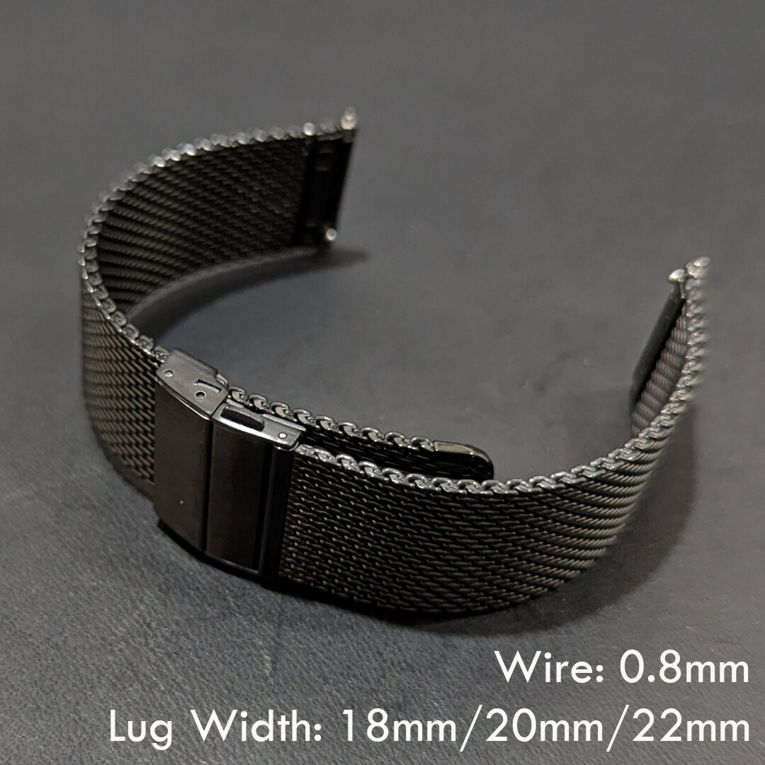 楽天市場】【ラグ幅：18mm/20mm/22mm】0.8mmワイヤー ステンレス