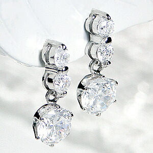 楽天市場】Pt900【0.8ct】ダイヤモンド ピアスダイヤピアス プラチナ