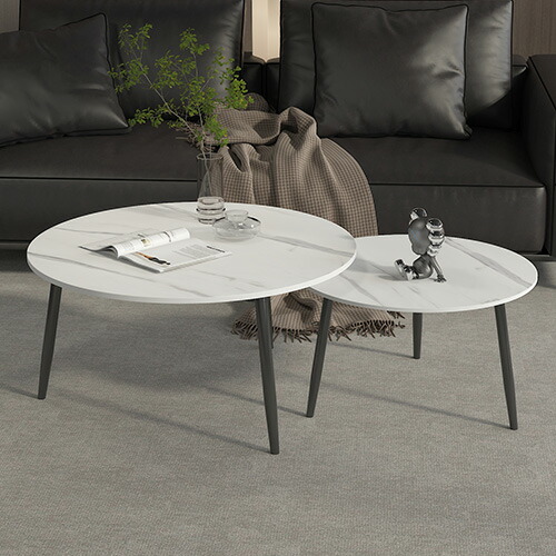 楽天市場】ネストテーブル サイドテーブル ローテーブル コーヒー