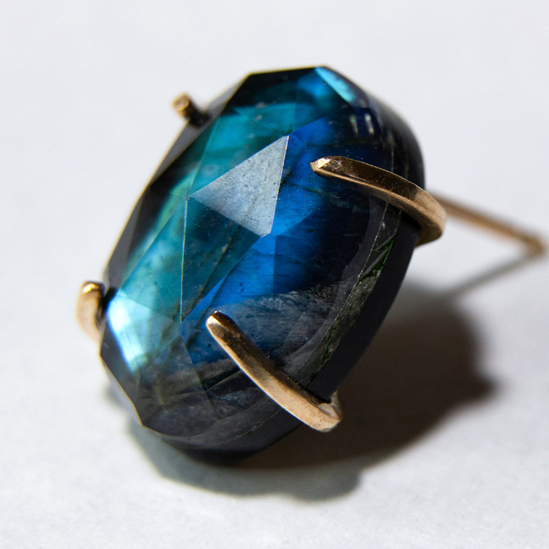 楽天市場】オニキス ラブラドライト 水晶 ピアス / 14KGF ゴールド