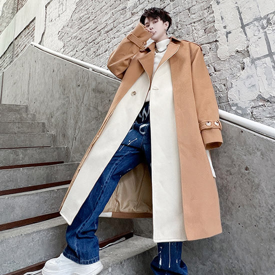 楽天市場】チェスターコート メンズ ロングコート V系 コート メンズ