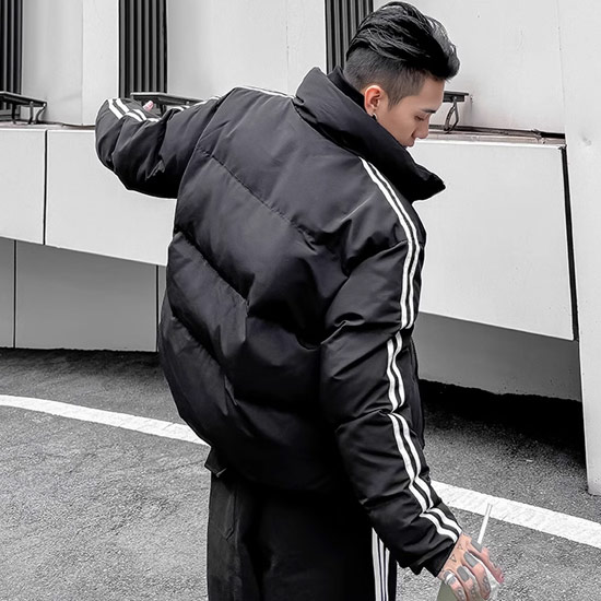 楽天市場】ダウンジャケット メンズ ハイネック オラオラ系 ダウン