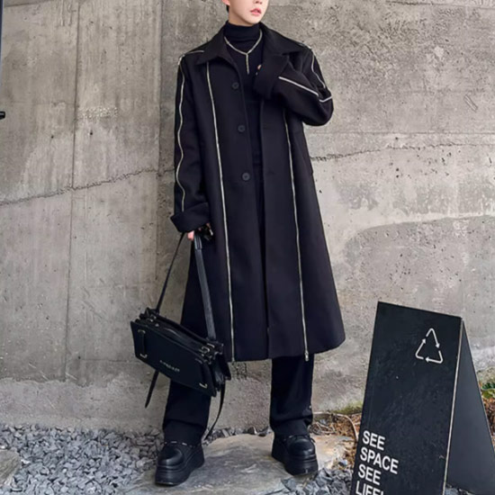 楽天市場】チェスターコート メンズ モード系 コート メンズ V系