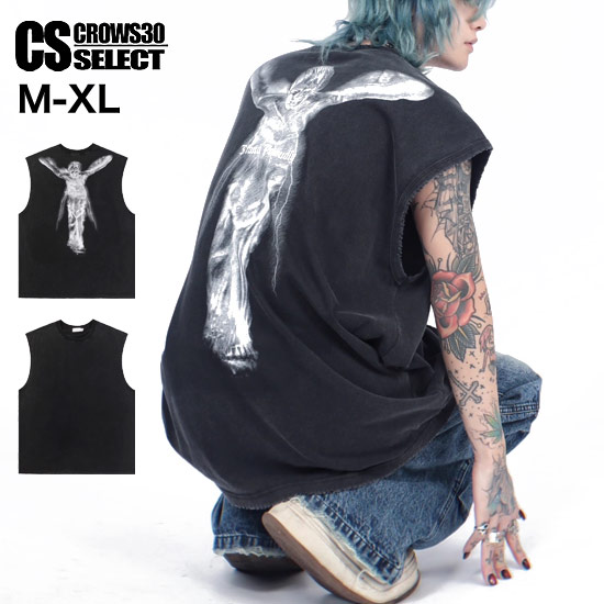 楽天市場】タンクトップ メンズ ロック系 Tシャツ メンズ ノースリーブ