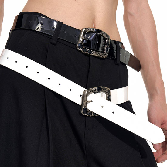 楽天市場】V系 ベルト メンズ レザーベルト モード系 ベルト メンズ