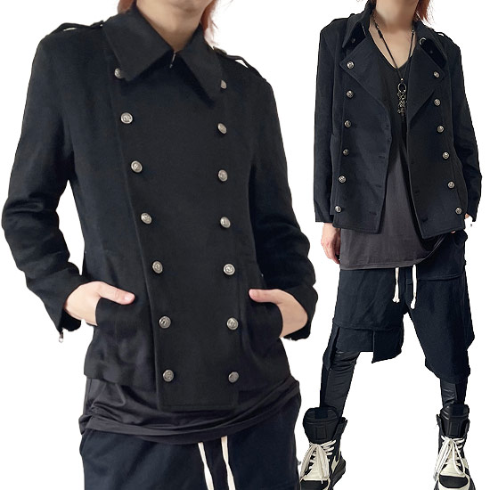 楽天市場】ナポレオンジャケット メンズ モード系 コート メンズ