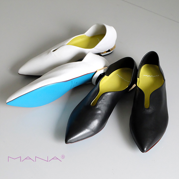 楽天市場】MANA マナ スリッポン ふかふかバブーシュ本革 ポインテッド