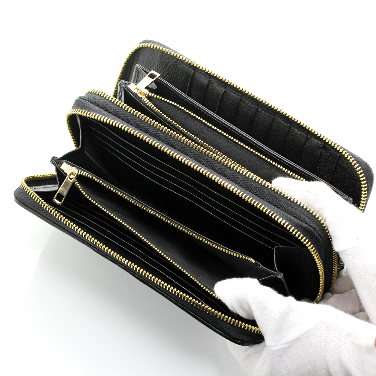 楽天市場】Revetta エイ革 長財布 大容量 カード入れ40枚 ダブル