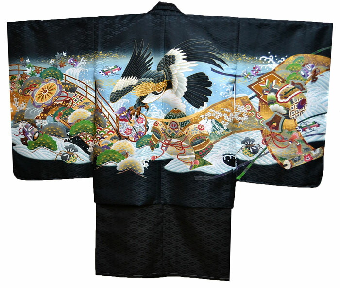 楽天市場】七五三 753 着物 男の子 袴 セット 3歳羽織袴 フルセット 鷹