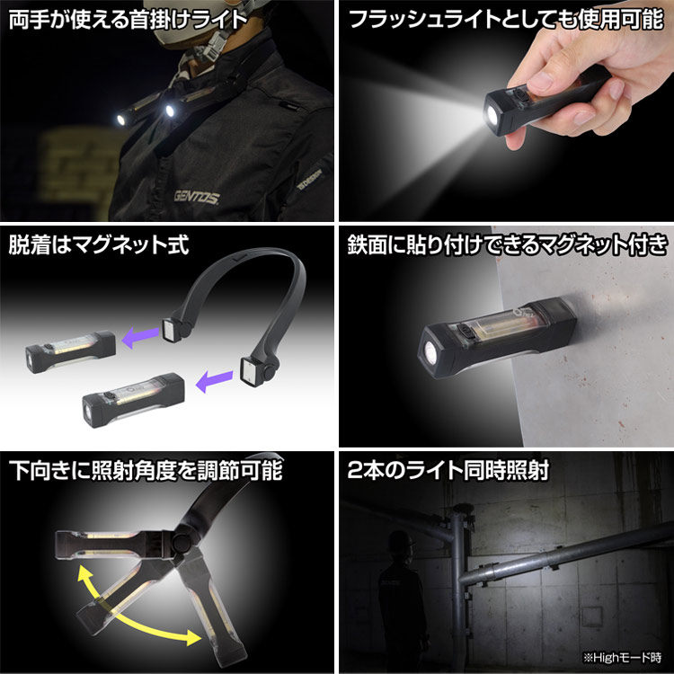楽天市場】GENTOS ジェントス 首掛け LEDライト OZ-2XN フラッシュ