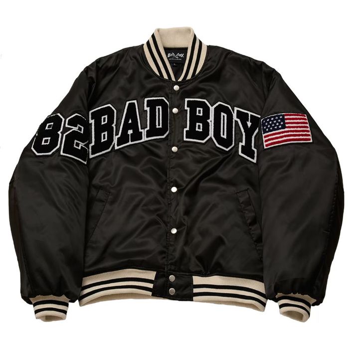 楽天市場】BADBOY OFFICIAL 【LOGO WAPPEN VARSITY JACKET】 バッド