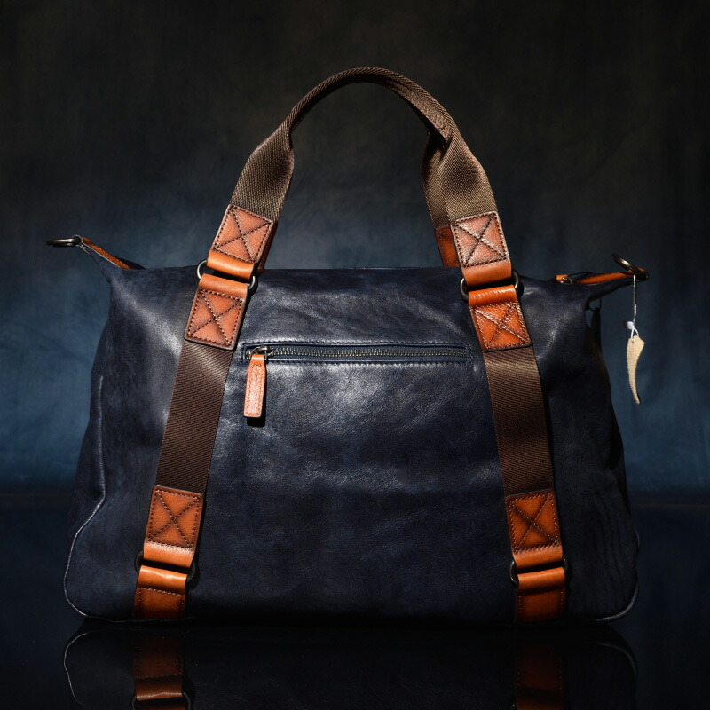 楽天市場】IZANAGI 本革 ボストンバッグ 牛革 牛本革 レザー ムラ染め