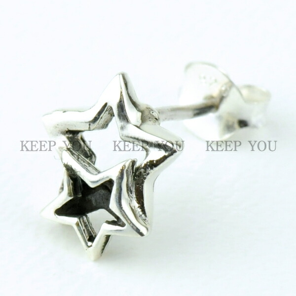 楽天市場】【メール便対応】シルバー925ピアス スター 星型【シルバー