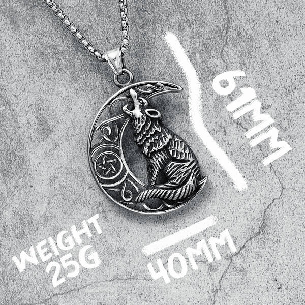 楽天市場】【送料無料】 ペンダント ネックレス オオカミ 狼