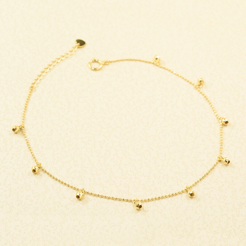 楽天市場】レディース アンクレット 18金イエローゴールド K18YG