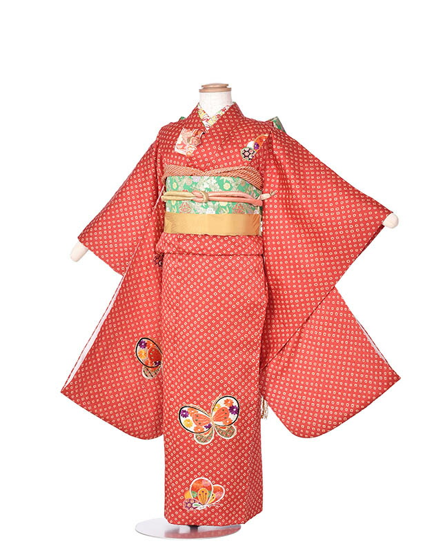 507ag25、506ax21 □七五三 七歳 女児 着物&袋帯&長襦袢 総絞□ 楽天