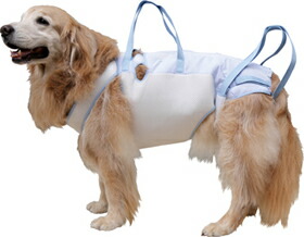 楽天市場】【大型犬用介護用品】後脚付 着たままねんねのハニカム