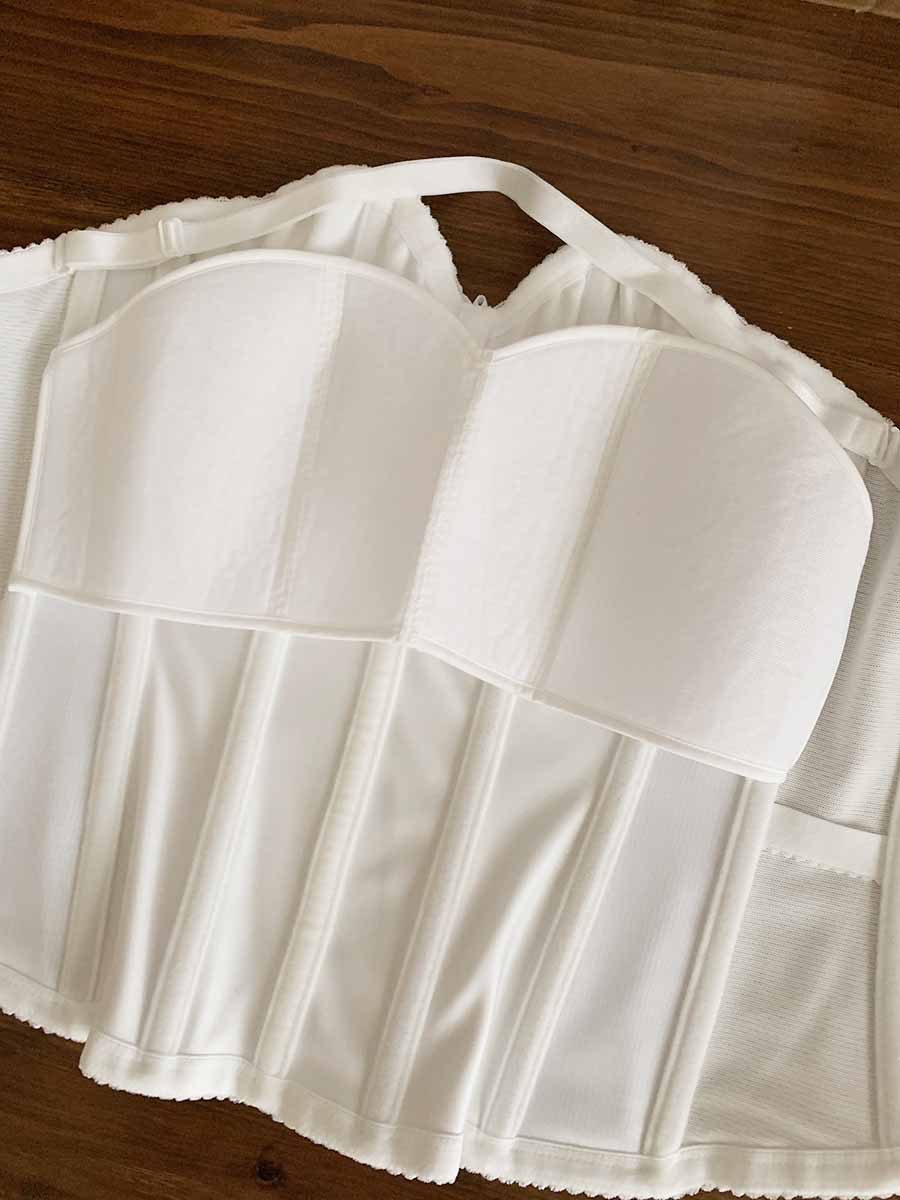 楽天市場】ブライダルインナー ビスチェ グラマー E F Gカップ 大きい